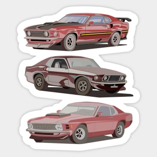 Muscle car Sticker